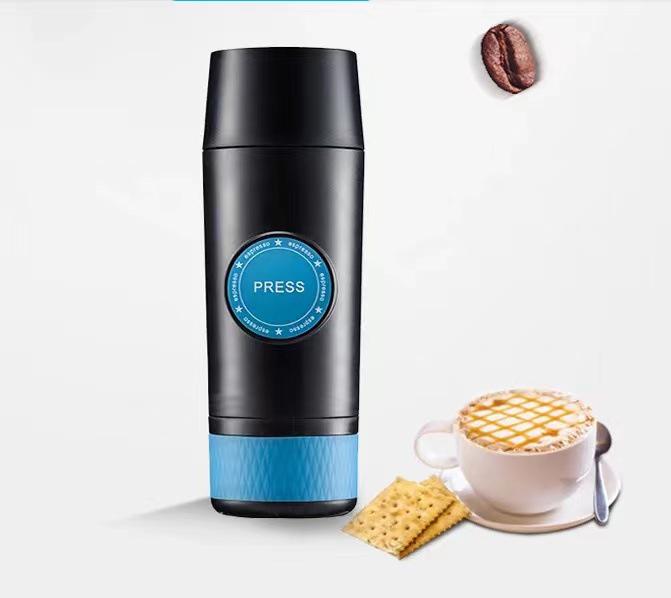 Portable Wireless Electric Coffee Maker with Logo - Automatic Espresso Capsule for Travel and Home Use