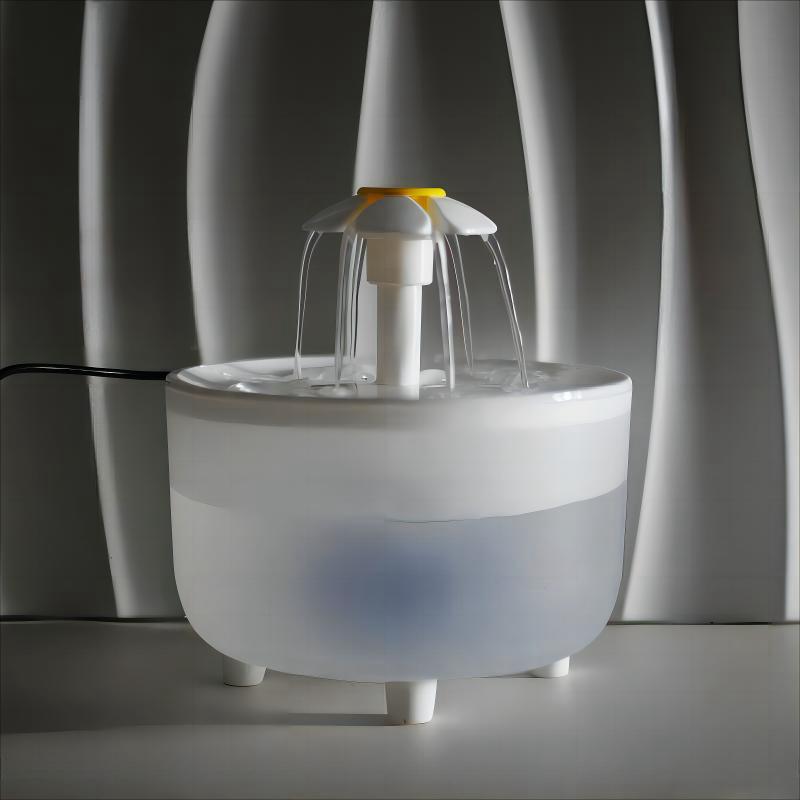 

USB Powered Whisper-Quiet Transparent Pet Water Fountain - Easy Clean, for Cats & Small Pets чистий
