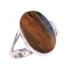 Natural Pietersite Gemstone Handmade 925 Solid Sterling Silver Ring S.9.5 j7e03