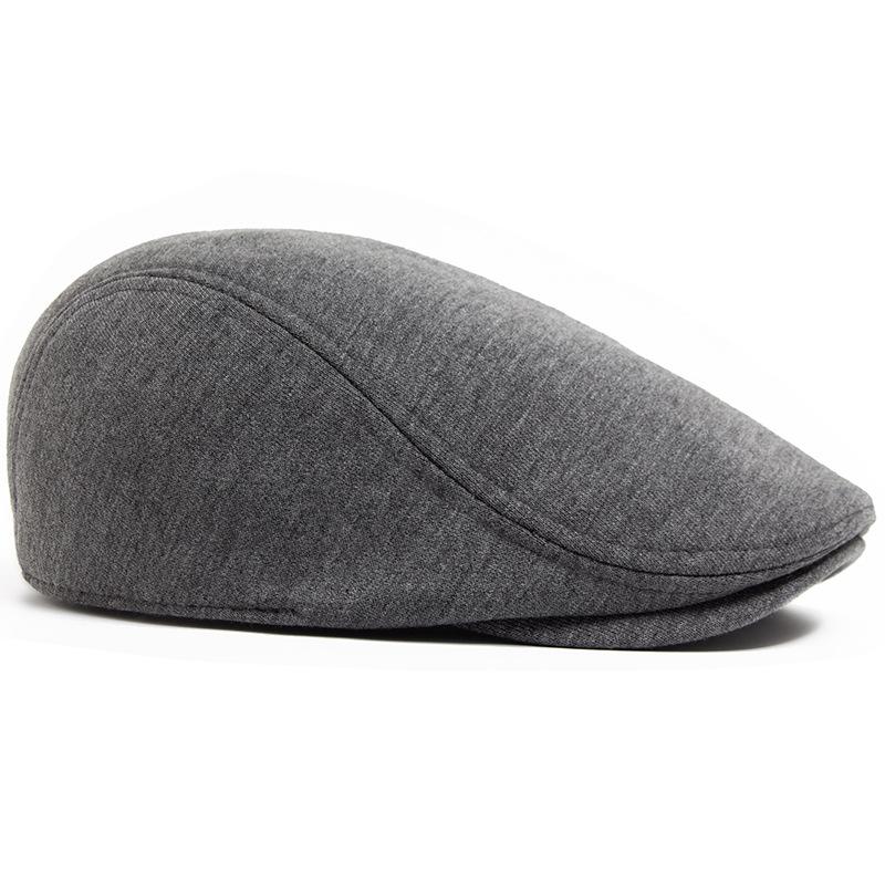 Autumn and Winter Men's Cap Forward Cap Elastic Elastic Adjustment Beret