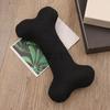 Giocattolo per Cani a Forma di Osso Morbido Riempito di Cotone Resistente al Morso con Suono Integrato Giocattolo Elastico da Masticare per Cani