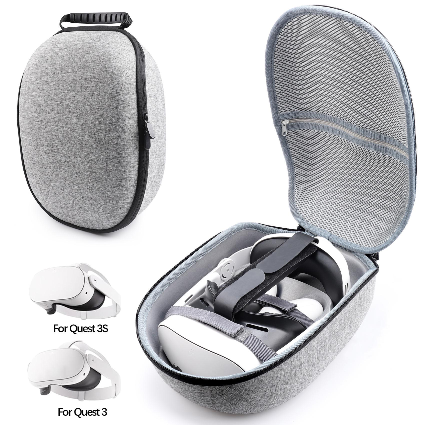 

In Stock: EVA Storage Bag for Meta Quest 3 - VR Accessories сірий колір