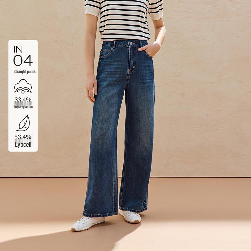 INMAN Women s Lyocell Retro Straight Jeans 29