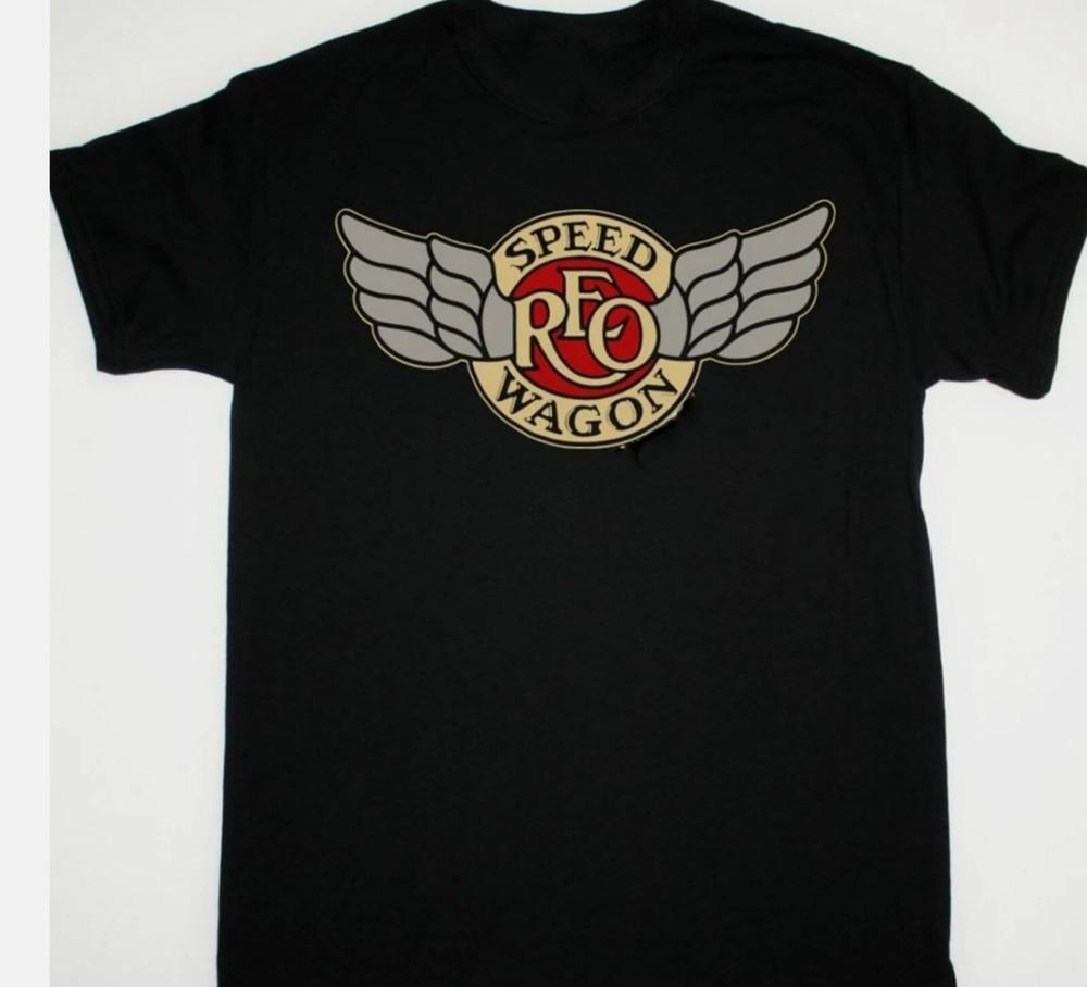 

REO Speedwagon band logo T-shirt black Cotton All Sizes M