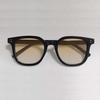 Trendy Brown Retro Sunglasses - Slim Korean Style for Men & Women