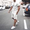Men's Street Short Sleeved Shorts Casual Sports Plus Size Set Men