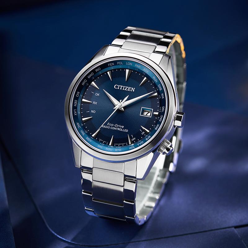 Citizen Sky Eagle Collection Light Powered Quartz Movement Stainless Steel Strap Watch Unisex CB0270-87L