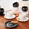Retro Stone Spherical Ceramic Coffee Cup Italian Simple Latte Flower Ceramic Mug Home Egg-shaped Cup Table Decoration Drinkware