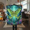 1PC 3D Butterfly Print Flannel Blanket, High Quality All Seasons, Home Decor, Warmth and Comfort, Perfect for Christmas Gifts