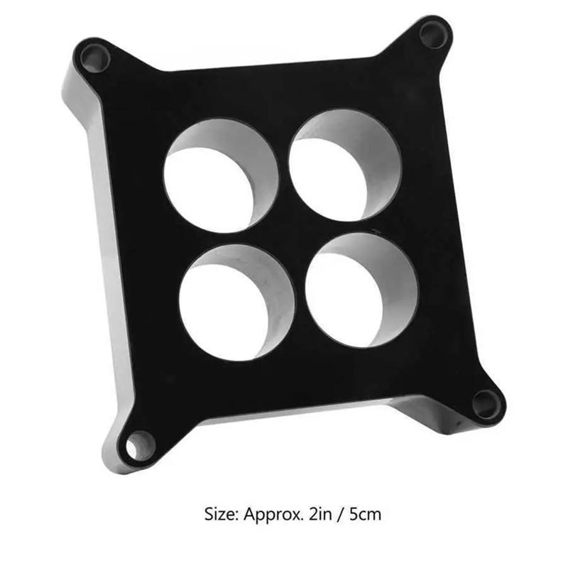 For Holley Chevy 4Bbl Sbc Bbc Engine Carburetor Spacer 2In 4 Hole Open Center Style Replacement For Holley Carb