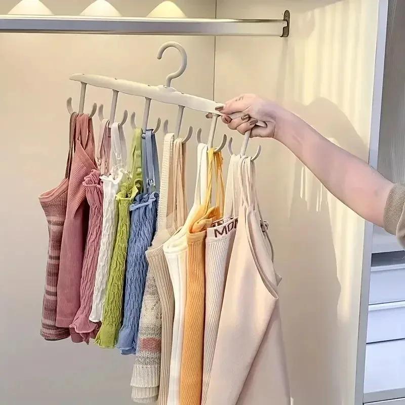 Home MultiFunctional Hanger for Strap Underwear And Clothes Home Wardrobe Storage Organizer Wave Hook for Hats And Clothes
