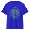 Casual Japanese Cthulhu Sea Creature Artwork TShirt for Unisex Crew Neck Pure Cotton T Shirts Short Sleeve Tee Shirt Plus Size