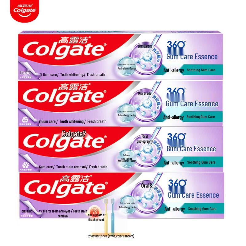 

Colgate 360° Gum Care & Sensitivity Relief Toothpaste with Toothbrushes