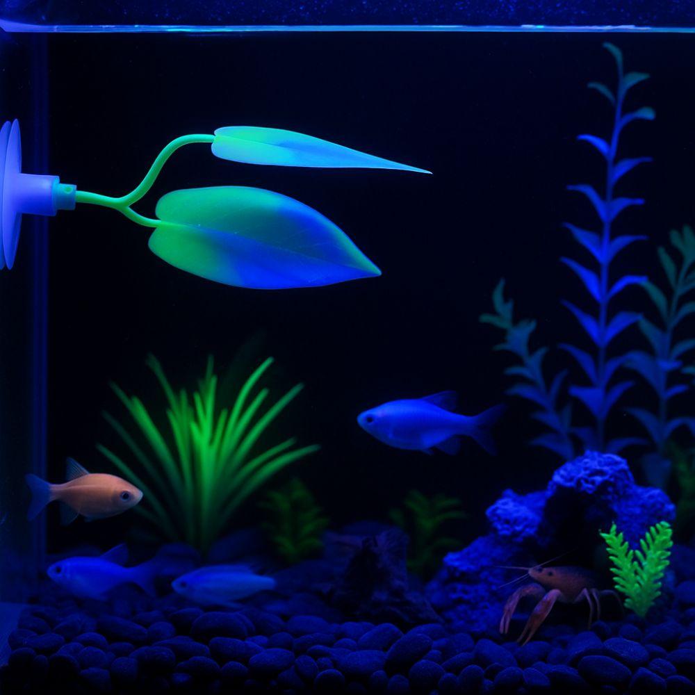 Silikon Schwimmendes Blatt Hängematte Künstliche Fischblatt Hängematte Betta Laichbett Kleine Aquarien