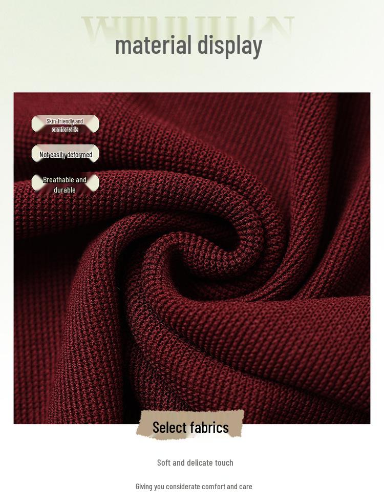 Mom's Gauze Sleeve Long-Sleeve Knit Top for Middle-aged Women - Lightweight Spring/Autumn Wear