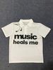 Casual Sports Simple Fashion Polo Collar Top Commuter Versatile Summer Letter Printed Short Sleeve Y2K American T-shirt