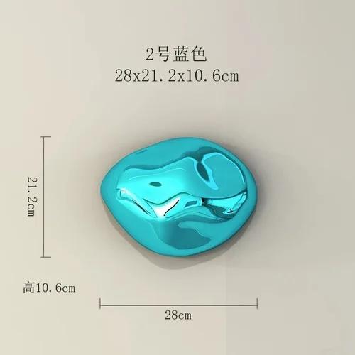 Simulation 3D Stone Wall Hanging Ornaments Room Aesthetics Living Room Wall Decoration Suspension Plating Craft Stone Pendants