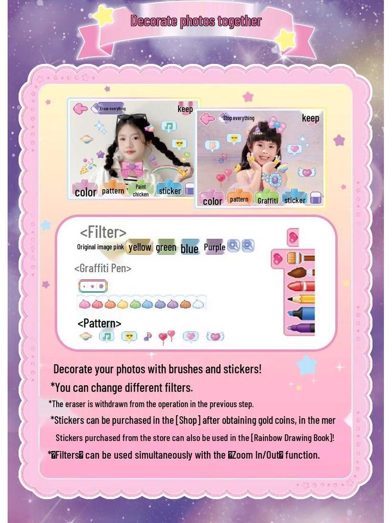 Wonderful Meng Ke Shining Meteor Treasure Box - Season 7 Aurora Princess Magic Voice Toy