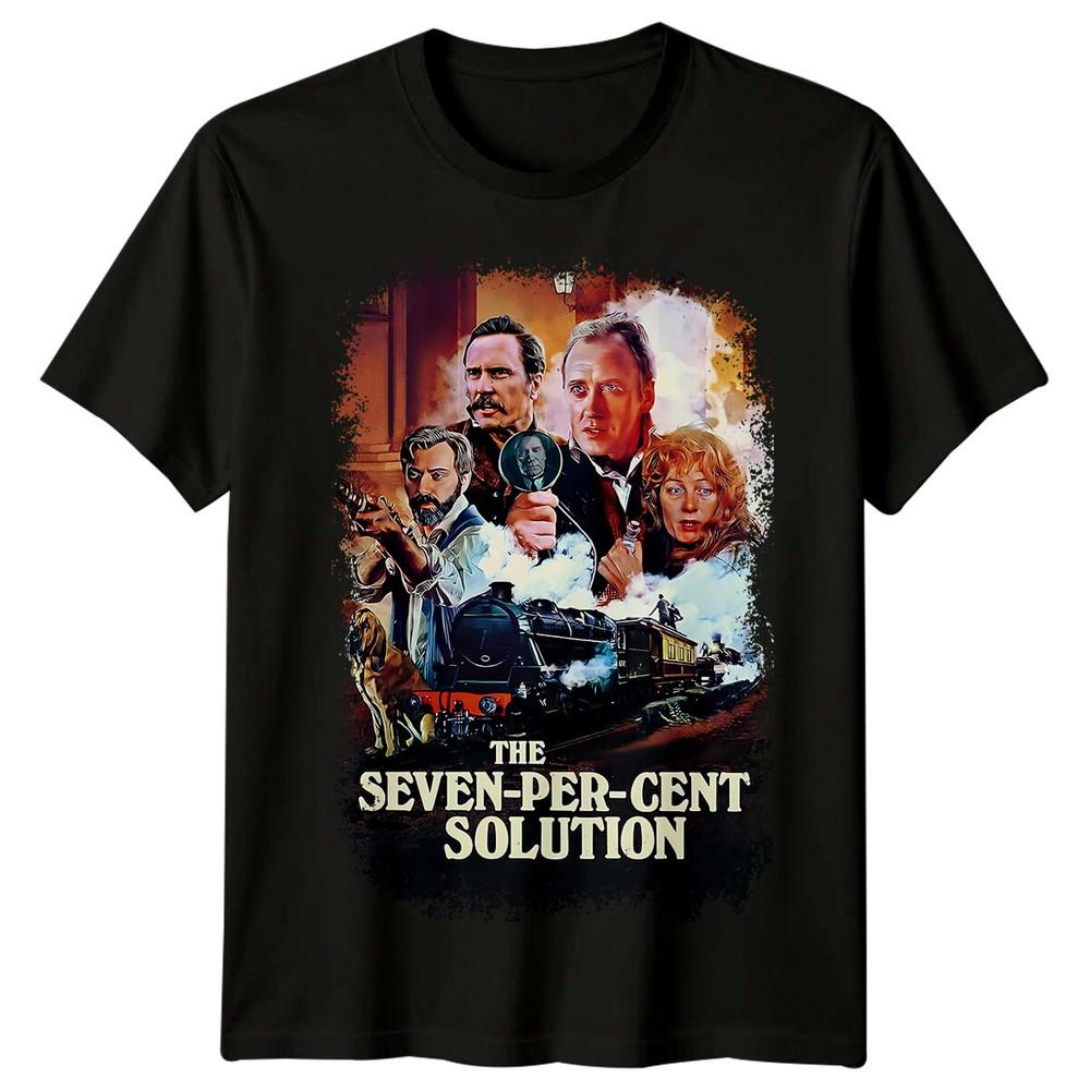 

The Seven-Per-Cent Solution (1976) Movie Poster Inspired T-Shirt Retro 70s Tee 4XL