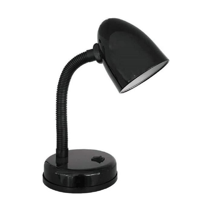 Lampe De Bureau Amsterdam E27 60 W Flexo/lampe De Bureau Noir Métal (13 X 34 Cm)