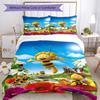 3pcs Maya the Bee Bedding Set Duvet Cover Closure Includes 1 Duvet Cover & 2 Pillowcases, Soft and Comfortable for All Seasons.