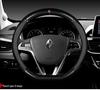 Universal Non-Slip Leather Carbon Fiber Steering Wheel Cover for Borgward BX5 BX7 - All-Season, Sweat-Absorbent