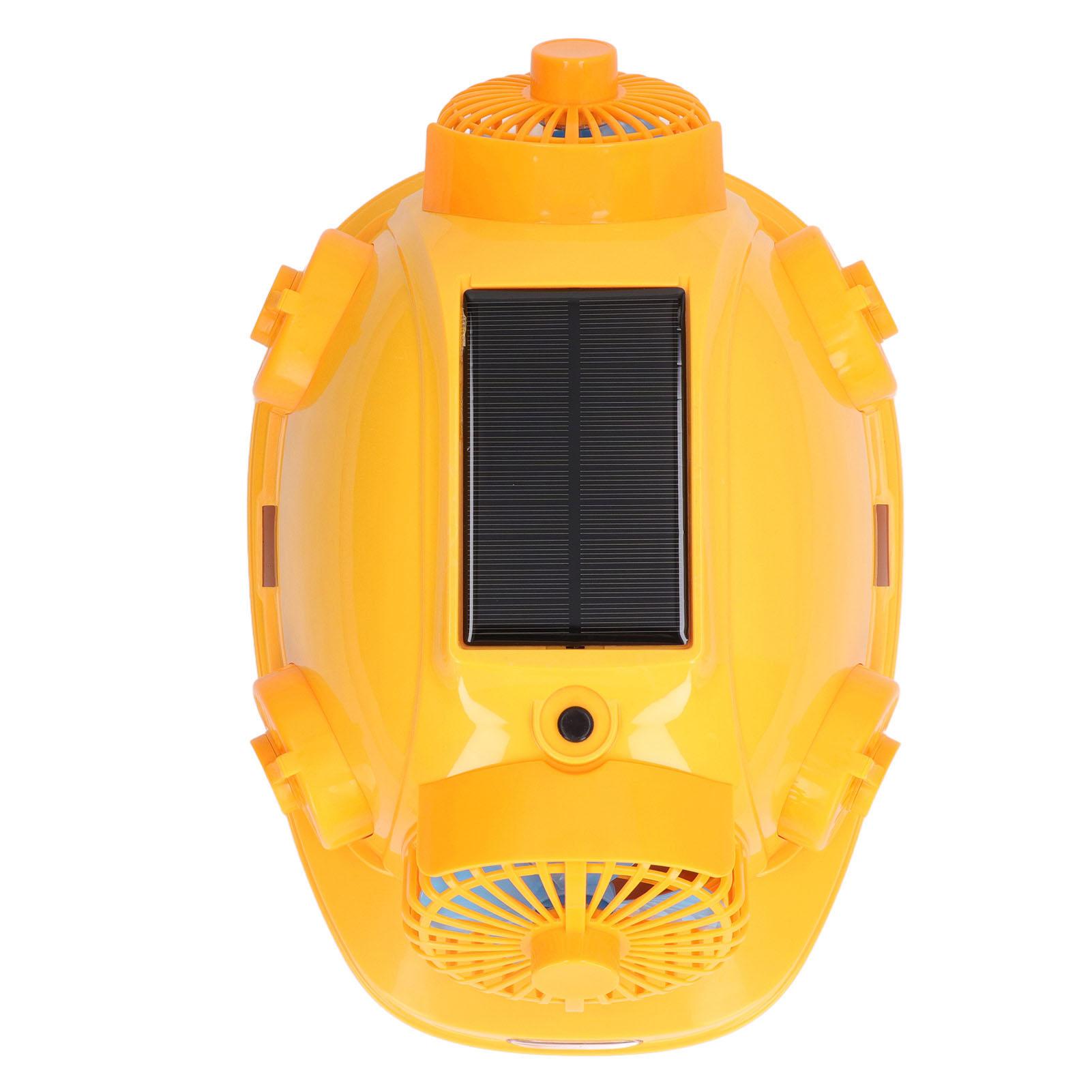 

Solar Fan Hard Hat with Light Multifunctional Security Ventilation Helmet for Decoration