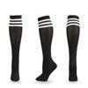 Striped Athletic Socks Casual Long Tube Socks Girls' Fashion Knee High Stockings  Performance