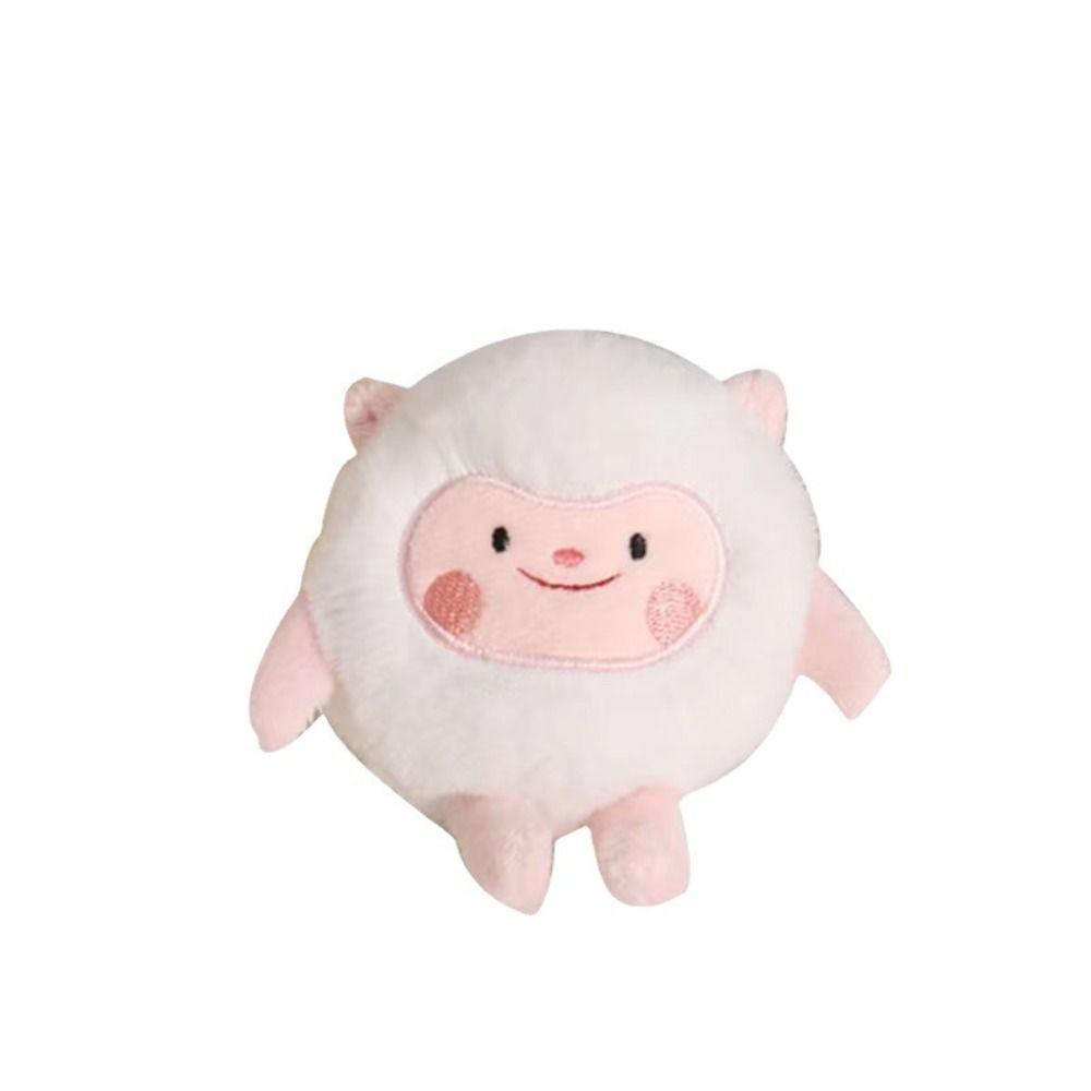 Dongdong Sheep Little Sheep Plush Keychain Bee Sheep Dongdong Sheep Plush Keyring  Children Toys