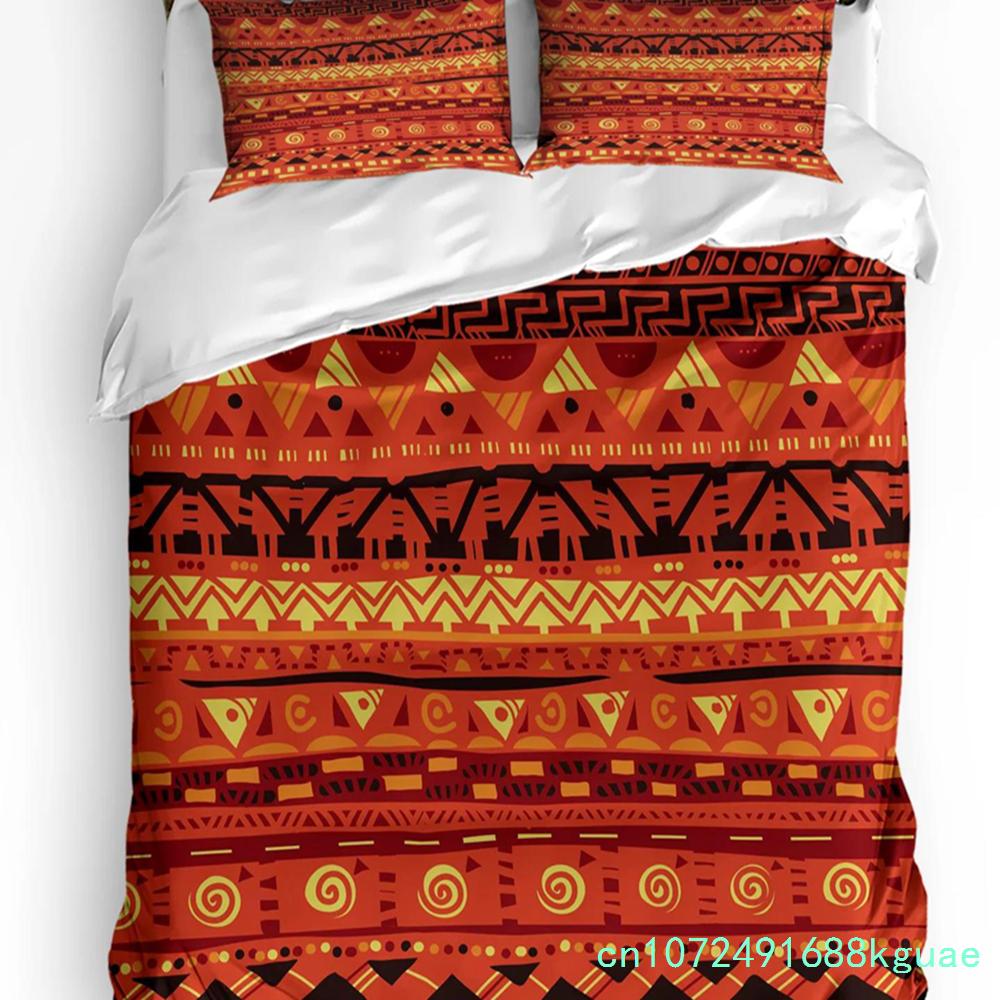 Africa Silhouette Elefante Giraffa Copripiumino 3pz Set Biancheria da Letto Tessile per la Casa Coperta Trapuntata Federe Set Biancheria da Letto per Camera da Letto Senza Lenzuolo
