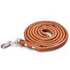 Pet Products Round Colorful PU Rolled Dog Walking Leashes for Small Medium Breeds Dogs Puppy Chain Lead Training Walking Leash