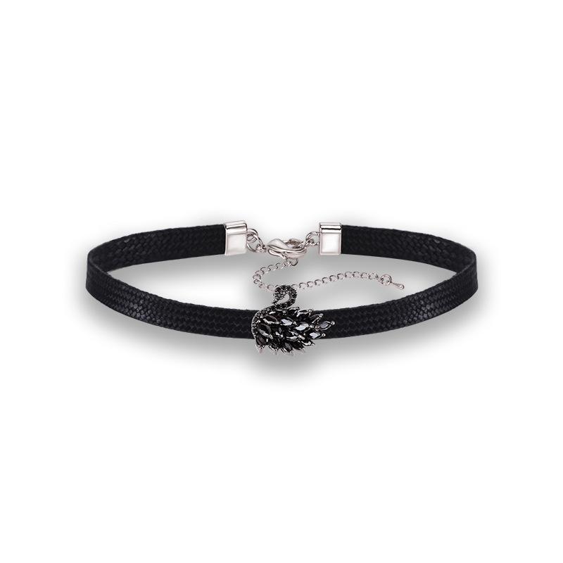 Korean Black Choker Necklace for Women - Fresh Clavicle Chain, Short Neckband Jewelry