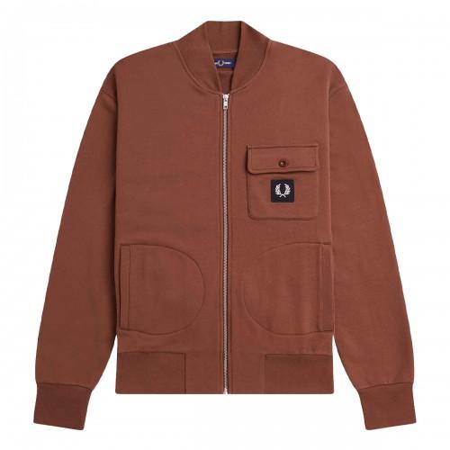Fred Perry Mens Full Zip Bomber Jacket