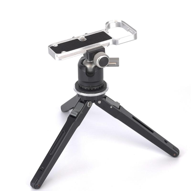 Universal Handgrip Grip Quick Release Plate Hot Shoe Cover Grip Tripod Mount Bottom Plate Replacement for A7C2 Camera