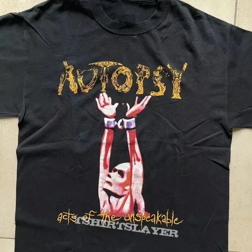 

Autopsy Band Black Act of the Unspeakable Black Unisex S-234XL shirt E1144 3XL