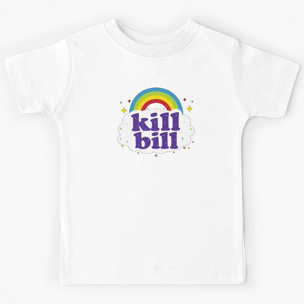 Dreamy Rainbow Cloud Typography – Soft Aesthetic Pop Art Kids T-Shirt 110