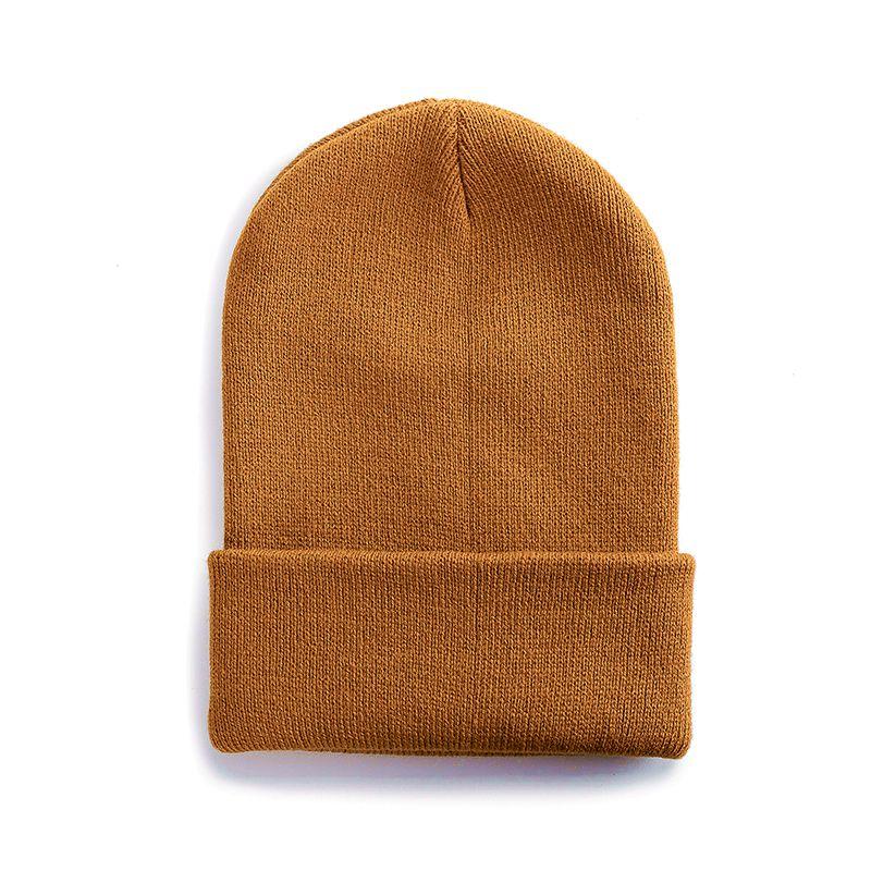 New Unisex Multicolor Autumn & Winter Beanie Hat Men Women Basic Daily Beanie Soft Knitted Hat All-match Streetwear Cap