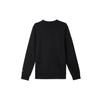 Fila X V&A Heritage Collection Morgan Series Letter Round Neck Pullover Sweatshirt Men Sweatshirt Black F11M418219F-BK