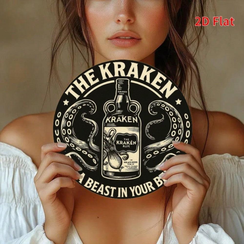 Flat 2D Metal Sign, Wall Hanging Decor For Home