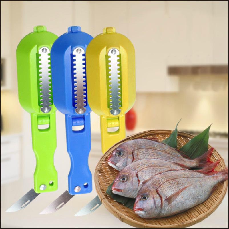 Exclusive Plastic Fish Scale Scraper - Descaling Tool for the Kitchen