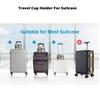 1pc Adjustable Suitcase Cup Holder, Portable Travel Accessory, Durable Fabric, Reusable Drink Caddy For Luggage Handle