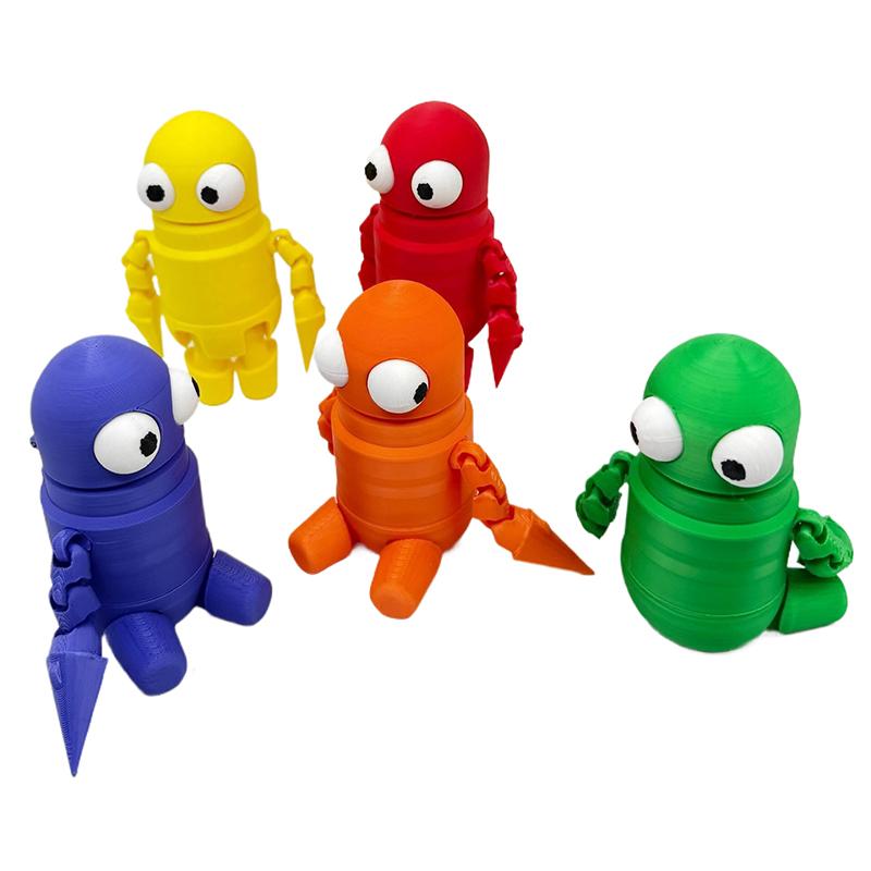 3D-gedrucktes R.E.P.O. Roboter Bunte Monster Horrorspiele Anime Figur Repo Gaming Peripheriegeräte Puppenfigur Ornament Geschenk