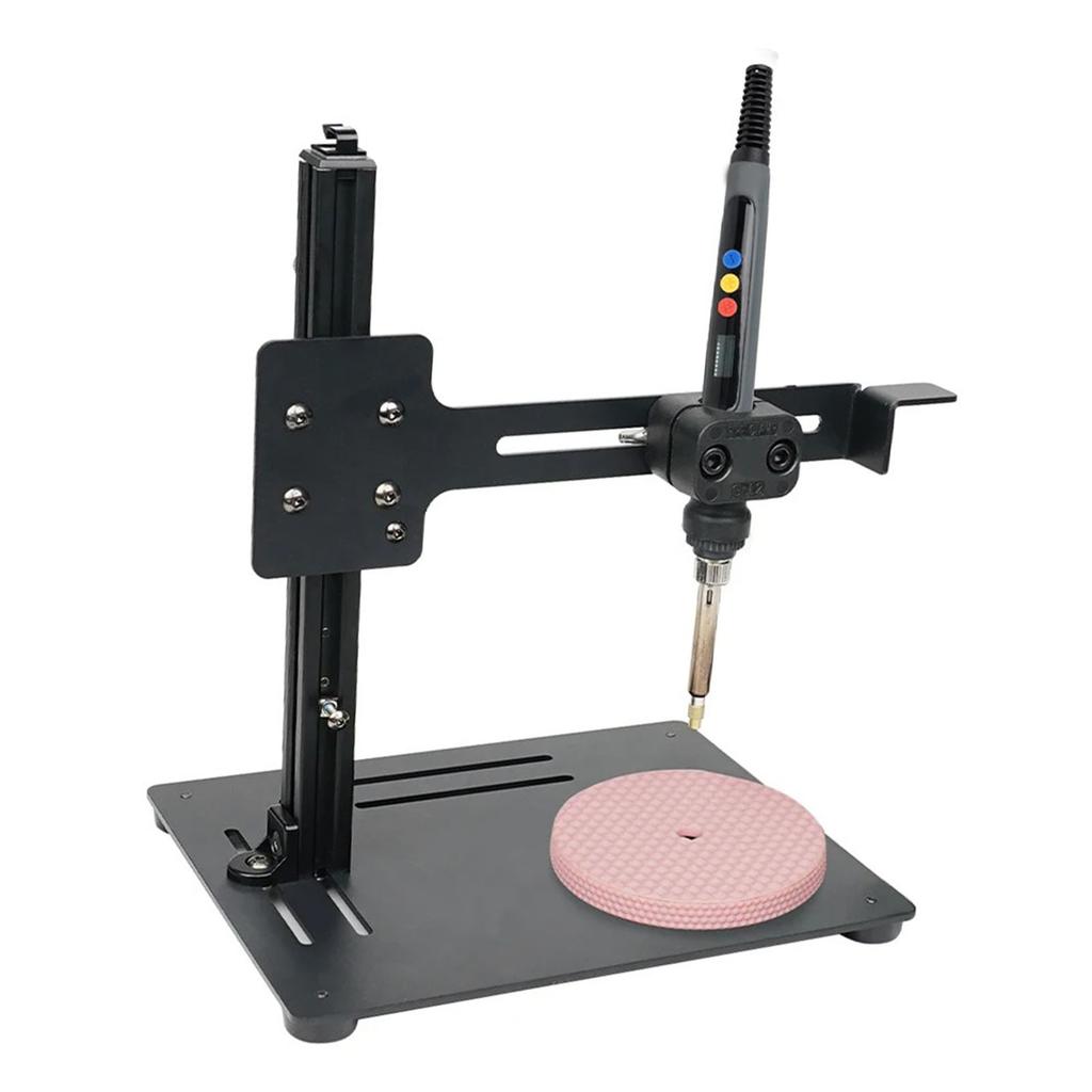 Vertical Heat Pressing Machine with 17.2 18 19mm Adjustable Clamp Vertical Heat Set Insert Tool for 3D Printed Parts