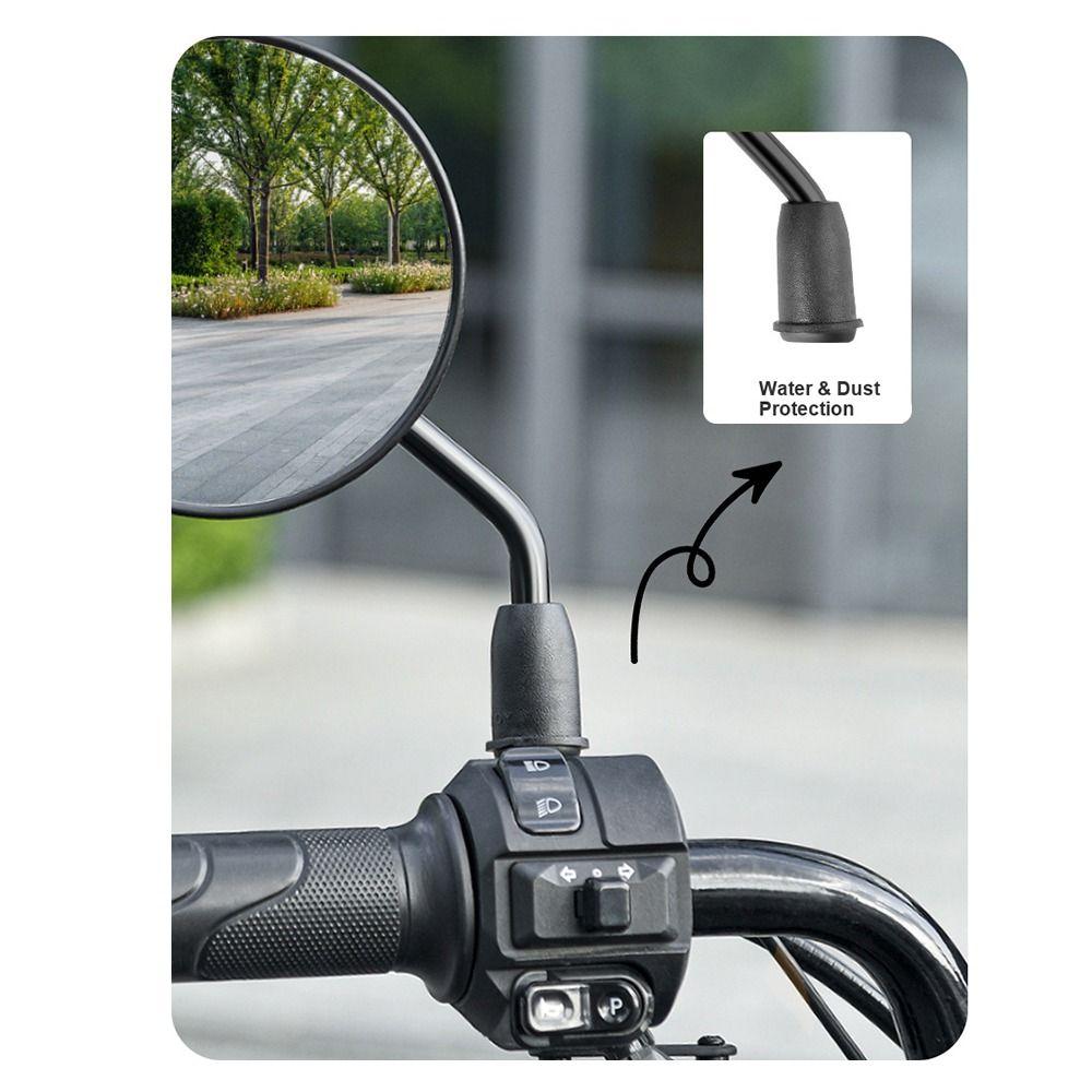 8MM Screw Thread E-bike Rearview Mirror Multicolor Mini Mirrors Electric Bike Accessories