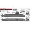 Pit Road 1/350 JB Series Japan Maritime Self-Defense Force Submarine SS-513 Taigei Plastic Model JB35