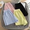 Silky Air Layer Wide Leg House Shorts Women Summer Loose Thin High Waist Casual Cool Sports Hot