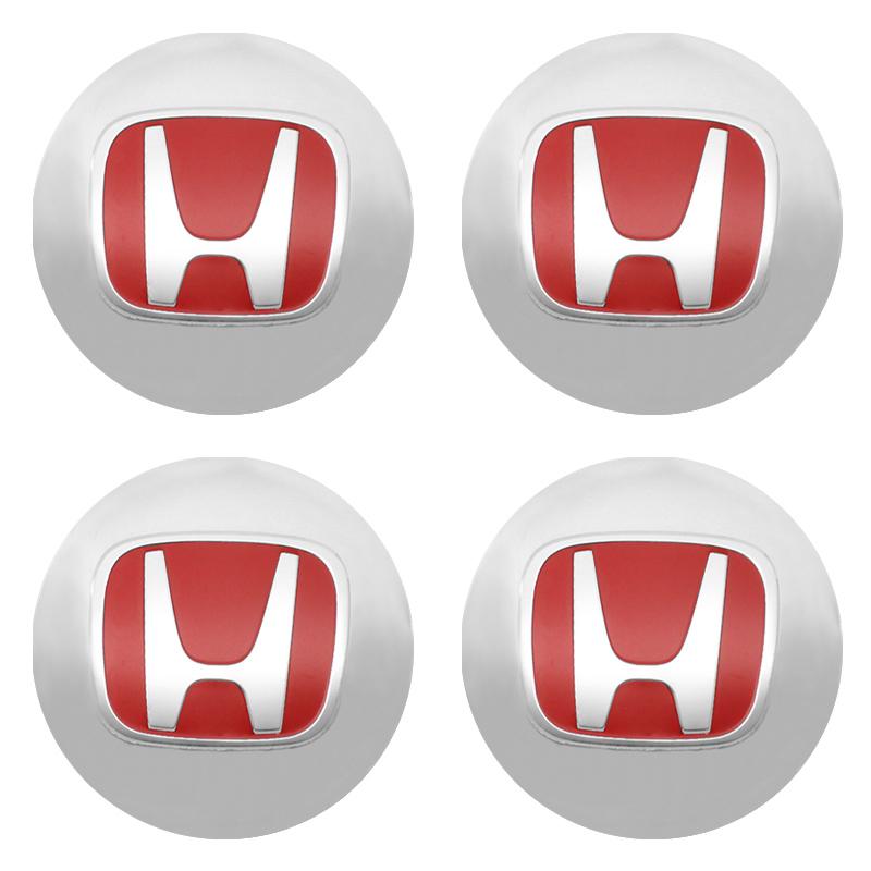 4Pcs 56mm 60mm Black Silver Hub Cover Hub Center Sticker For H Honda Accord Car Wheel Decoration Car Wheel Center Cap Metal aig256