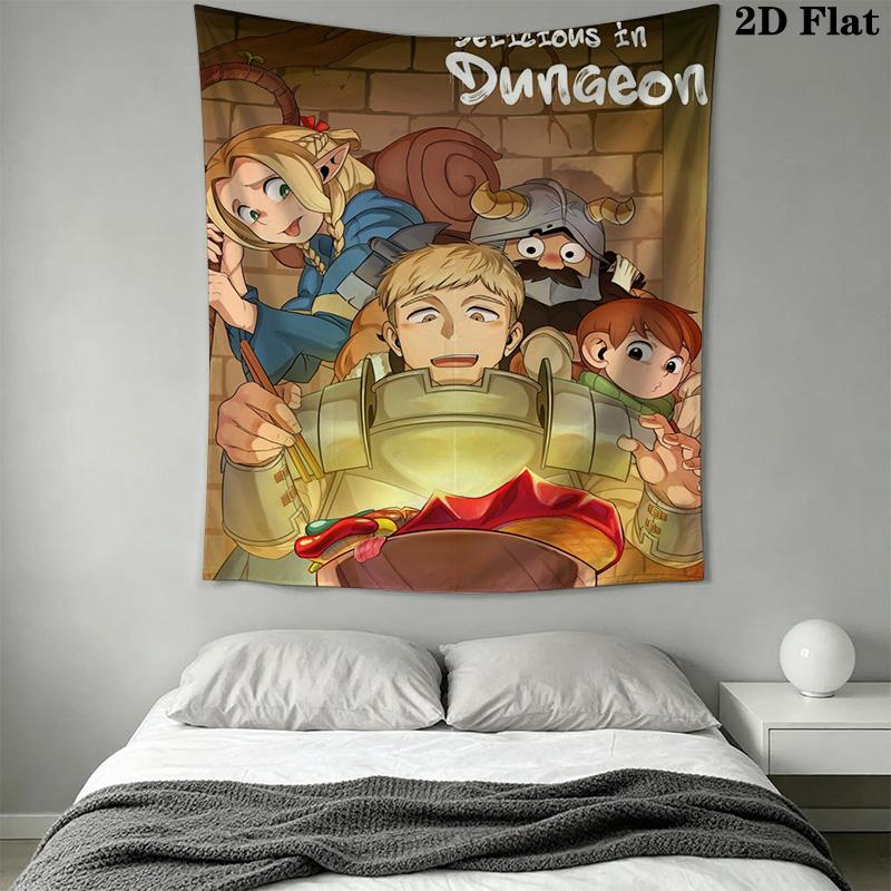 Anime Maze-themed Pattern Pattern Home Decor Tapestry, Wall Hanging, Decorative RV Wall Cloth.XGT0914300