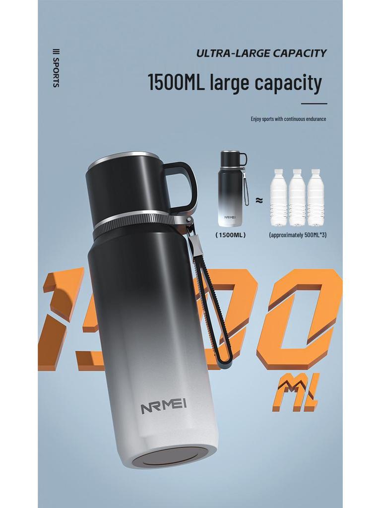 2025 Large Capacity Insulated Kettle with Tea Infuser – Unisex