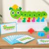 Colorful Caterpillar Shape Sorting and Matching Toy Educational Wooden Early Learning Toy Colorful Toy Durable Wooden Toy Gifts